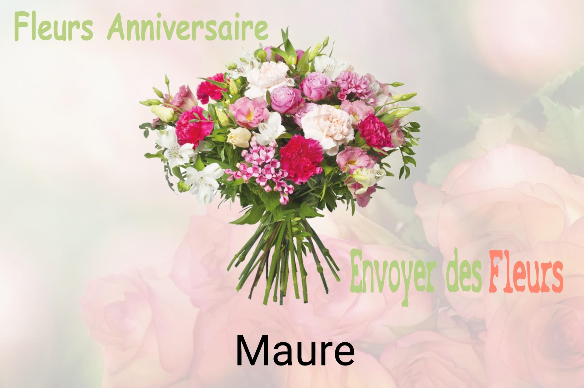 Bouquet de fleurs d’anniversaire livré à Maure