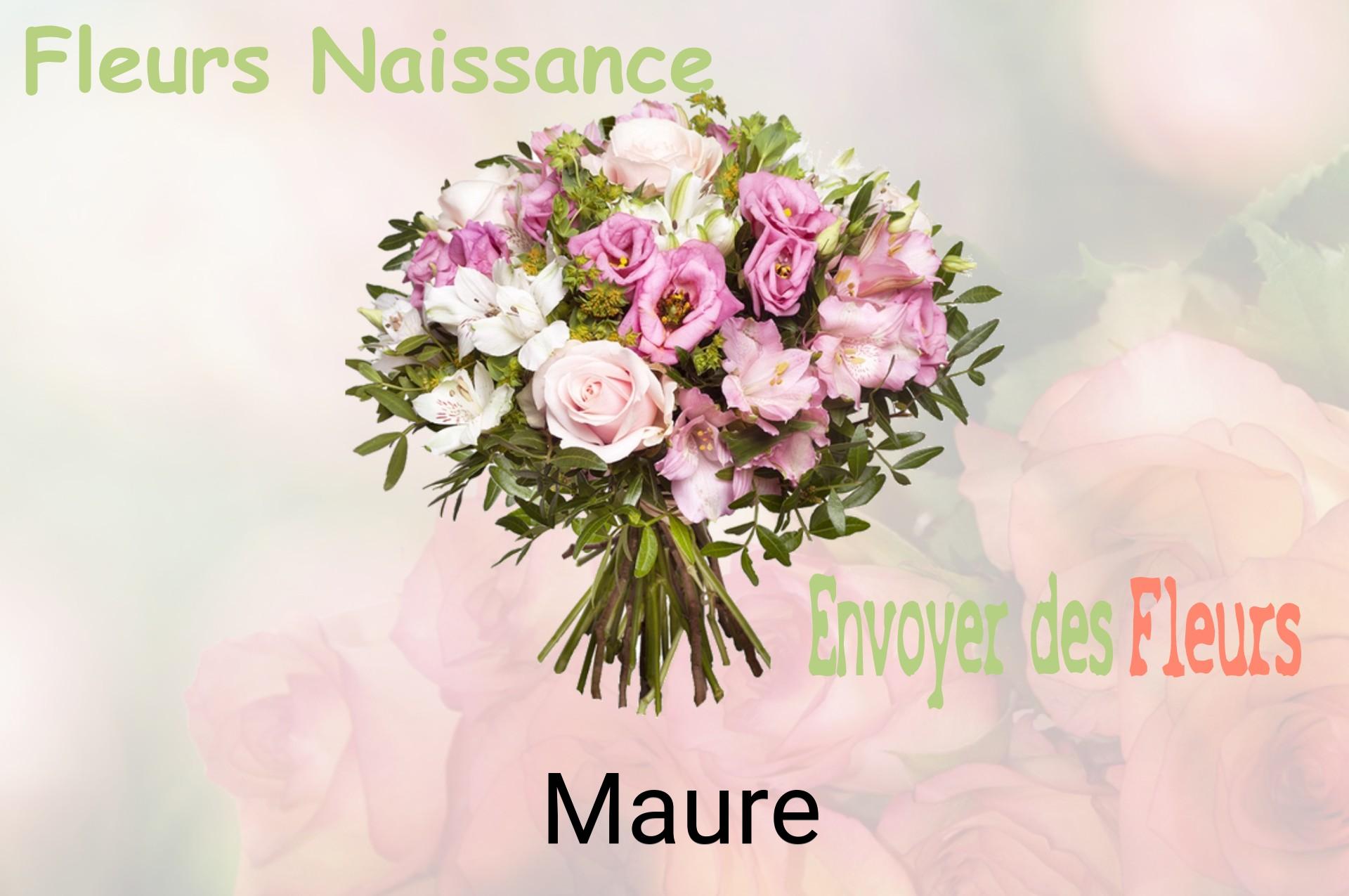 Bouquet de fleurs de naissance livré à Maure